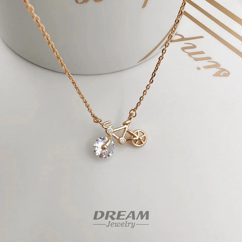 گردنبند زنانه طرح دوچرخه برند DREAM