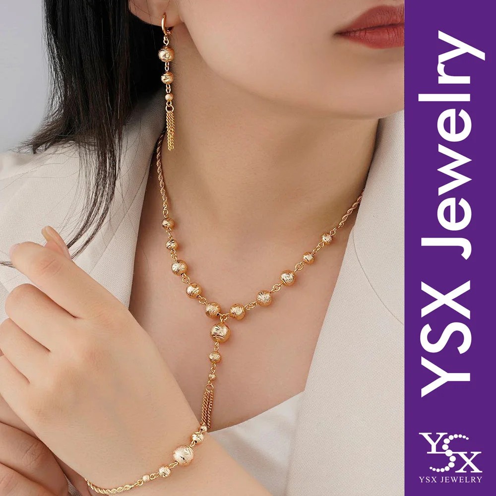 سرویس البرنادو با روکش طلا و طراحی چشم نواز برند YSX