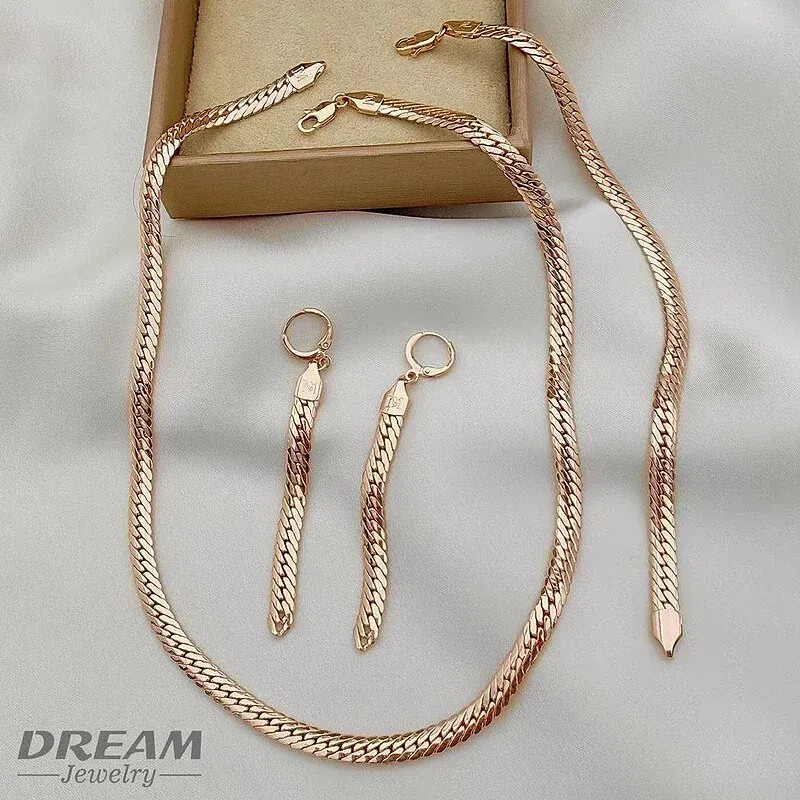سرویس پوست ماری 6 میل طرح طلا با آبکاری درخشان DREAM