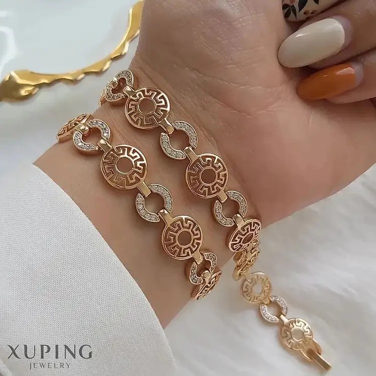 دستبند زنانه طرح ورساچه برند ژوپینگ