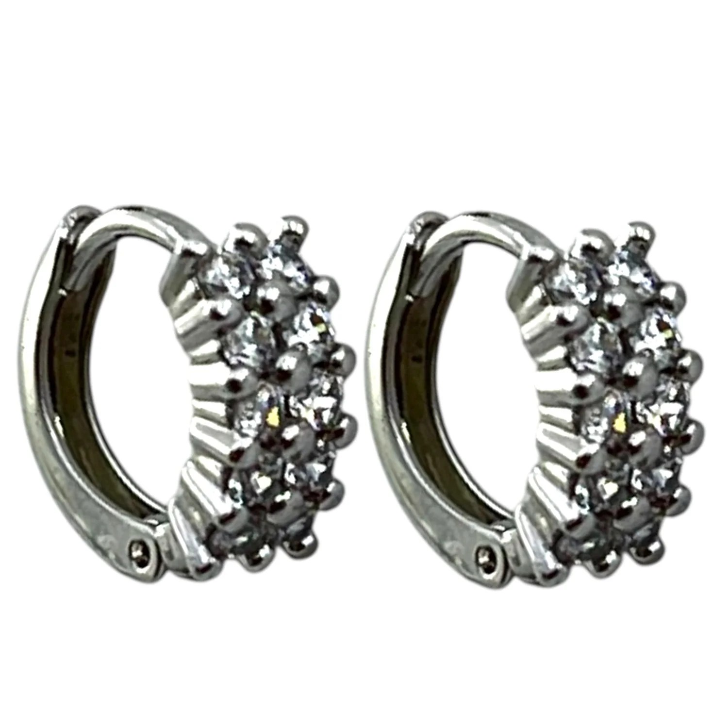 گوشواره زنانه حلقه ای طرح گل ژوپینگ