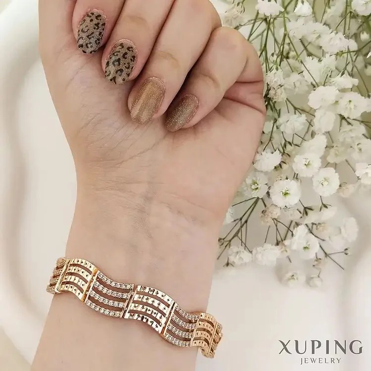 دستبند زنانه نگین‌دار طرح‌طلا برند ژوپینگ