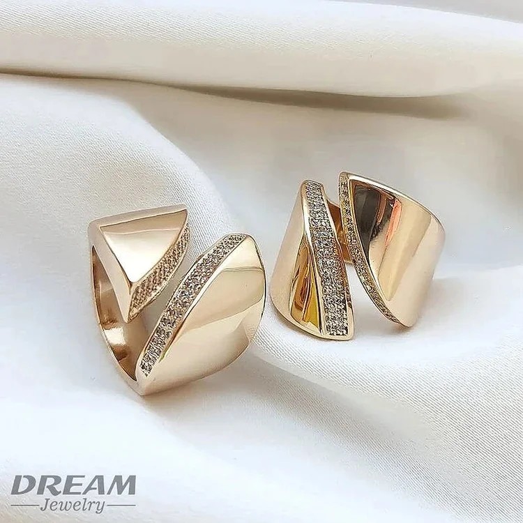 انگشتر زنانه طرح نگیندار آینهای برند DREAM