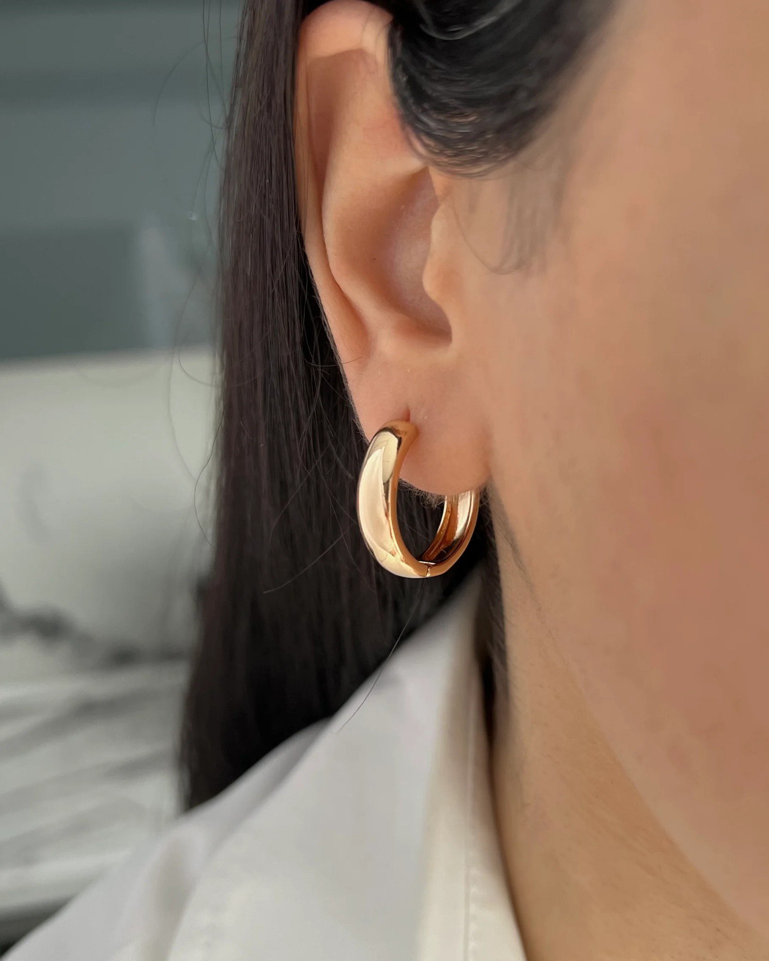 گوشواره زنانه حلقه ای ژوپینگ، زیبایی بینظیر در عین سادگی Xuping